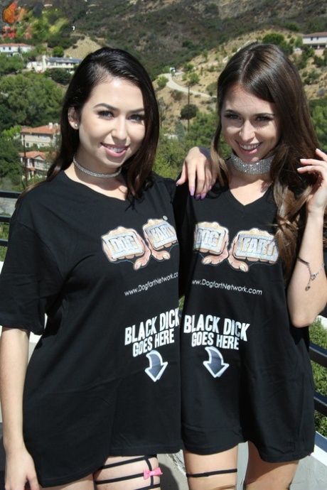 Petite white girls swap cum after hardcore anal sex with a big black dick 19526326
