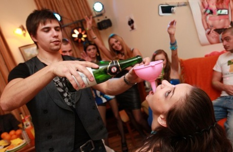 College girls engage in hardcore group sex after drinking alcohol 85802632
