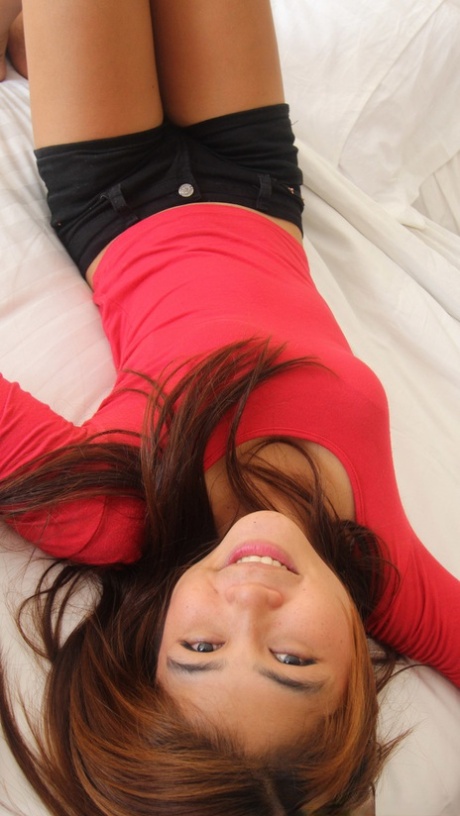 Asian amateur with a full bush wears a pearl necklace after POV fucking 11898681